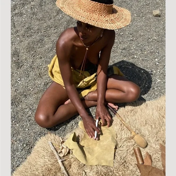 Sparrow woven sun hat coastal cowgirl display picture 2